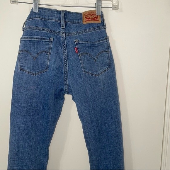 Levi's 711 Size 25 Skinny Jean Light Wash - Picture 5 of 10